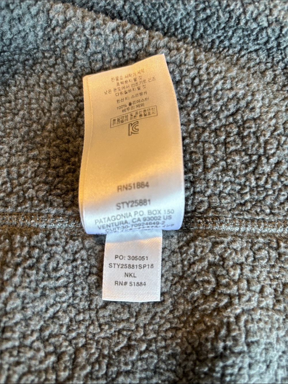 Patagonia Men’s Better Sweater Full Zip Fleece Vest Nickel Gray L EUC - Picture 7 of 7